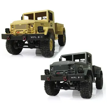 

WPL B14 RC Car 1/16 Rock Crawler Off-Road 4WD 2.4G Military Truck Car Funny Toy