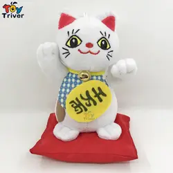 Плюшевые Японии Amuse Фортуна Cat Lucky кошки игрушка кукла подарок на день рождения для детей магазин домашнего декора Maneki Neko кулон деньги craft