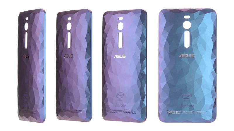 Задняя крышка для ASUS Zenfone 2 ZE551ML на батарею черный белый