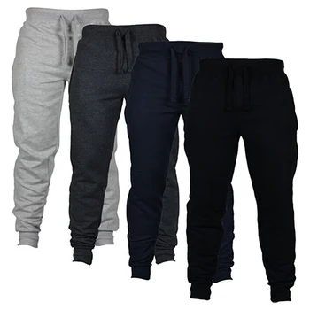 

Men Fashion Solid Casual Drawstring Long Pants Trousers Sweatpants