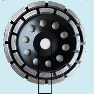 

4" 22 segments Diamond Double Row Grinding Cup Wheel Concrete Granite Masonry Stone Ceramics 4 inch 100 mm