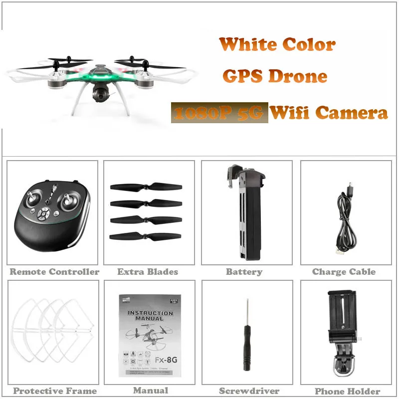 1080 P wifi FPV камера 2,4G RC gps радиоуправляемые дроны Квадрокоптеры gps авто возврат набор высота удерживающая точка полета низкая мощность возврат - Цвет: 5G GPS 1080P Wifi