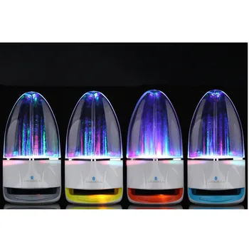 

Bluetooth Speaker Subwoofer Nightlight Colorful lights Dancing water spray with lamp USB Stereo Speakers christmas light