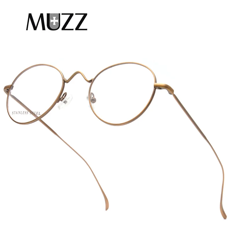 

MUZZ Eyeglasses frame for women eyewear clear lens glasses fashion glasses Men vintage round circle women Myopia Optical Glasses