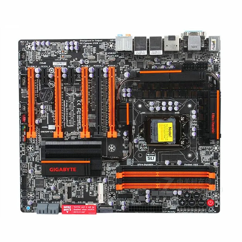 

For Gigabyte GA-Z77X-UP7 Original Used Desktop Motherboard Z77X-UP7 Z77 LGA 1155 i3 i5 i7 DDR3 32G SATA3 ATX