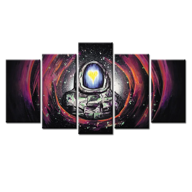 

5 Pieces/set Movie Poster Series Canvas Painting for living room Decoration Print Canvas Pictures /Abstrac- (122)
