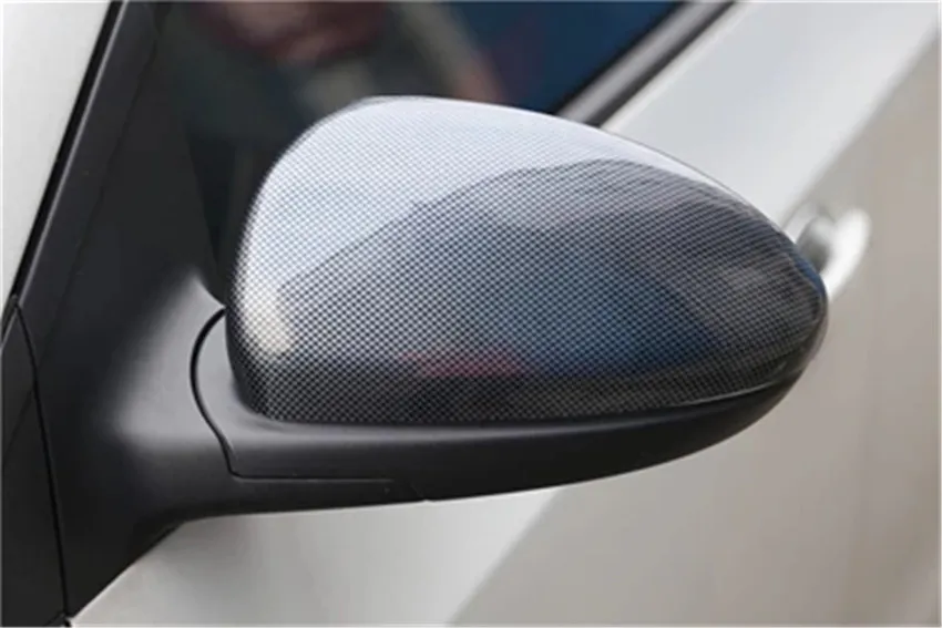2 шт./лот ABS углеродного волокна зерна зеркало заднего вида украшение крышка для 2009-2013 Chevrolet Chevy Cruze