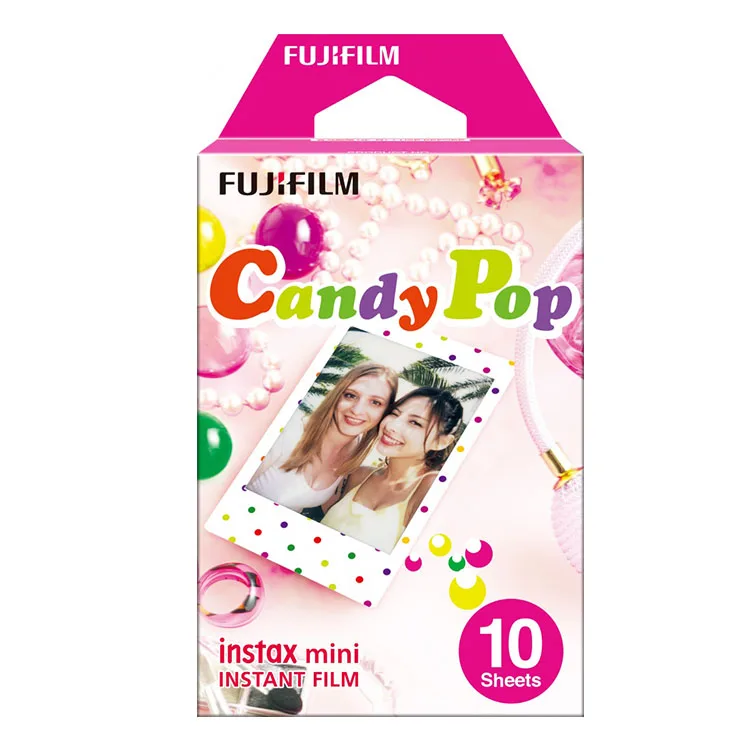 Фотокамера Fujifilm Instax Mini 8 Mini 9-фотокамера Fuji Instant Photo 10 листов Exposures Papers-дополнительная фоторамка - Цвет: Candy Pop