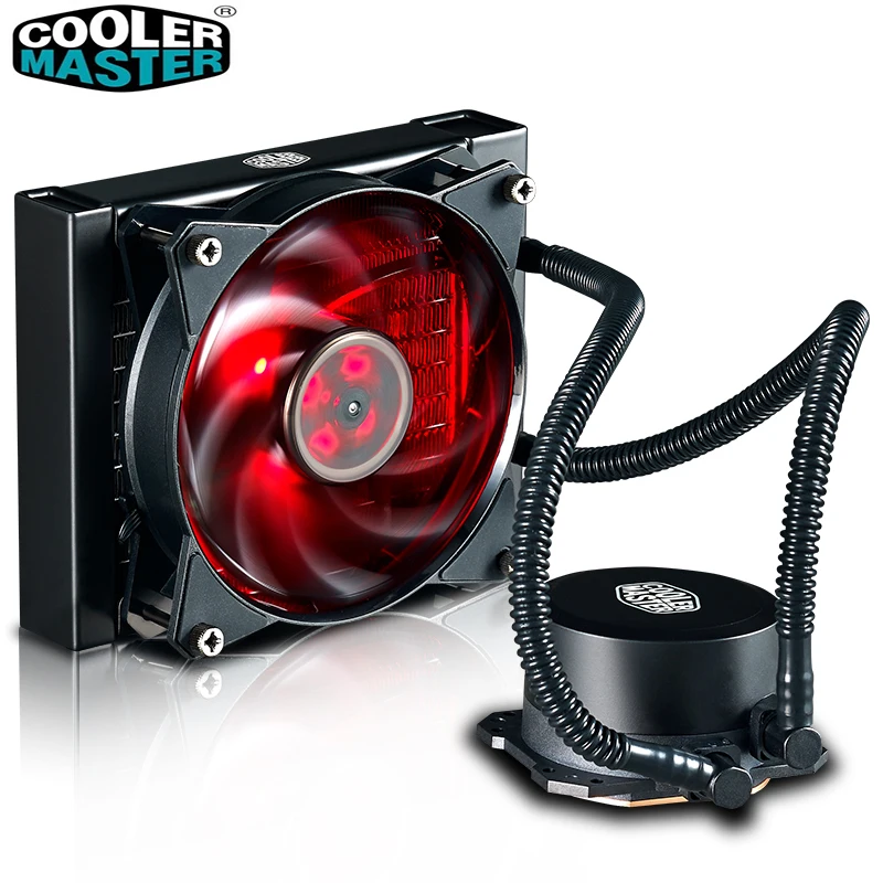 Кулер Cooler Master B120 cpu жидкостный кулер 120 мм красный светодиодный тихий вентилятор для Intel 1151 1150 2011 2066 и AMD AM4 cpu кулер для воды