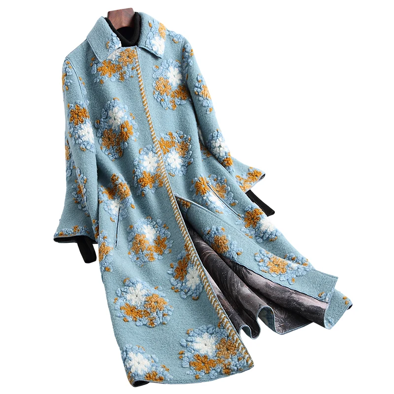 

Autumn Winter Real Fur Coat Sheep Shearling Fur Jacket Women Clothes 2019 Korean Vintage Elegant Women Tops Abrigo Mujer ZT2310