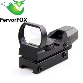 

20mm Rail Riflescope Hunting Optics Holographic Red Dot Sight Reflex 4 Reticle Tactical Scope Hunting Gun Accessories