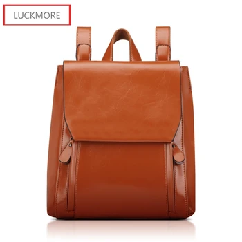 

Fashion Women's Bags Genuine Leather Women Girl Students School Bag Small Shoulder Bags Women Casual Back Packs Travel Bag