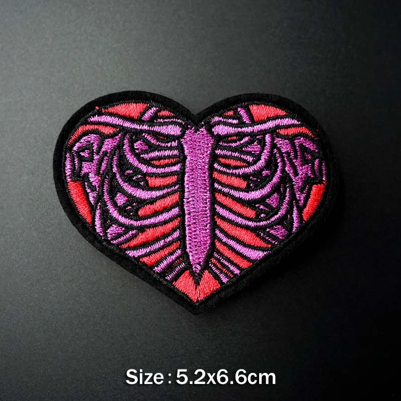Значки с вышивкой в виде призрака смерти Черепа|iron on badges|iron onbadge embroidered |