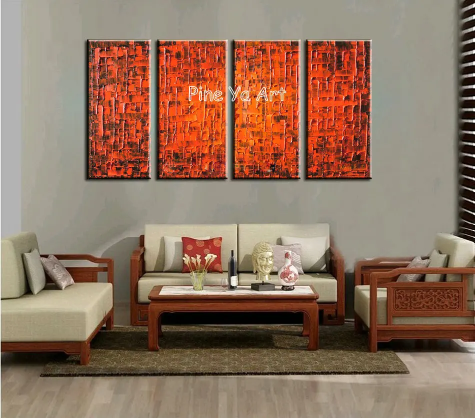 Acrylwandpaneele ölgemälde auf leinwand für wohnzimmer dekoration