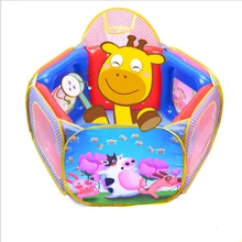 Всплывающие надувные Мультяшные шары палатка-бассейн двухслойные океанские шары надувные детские игровые палатки