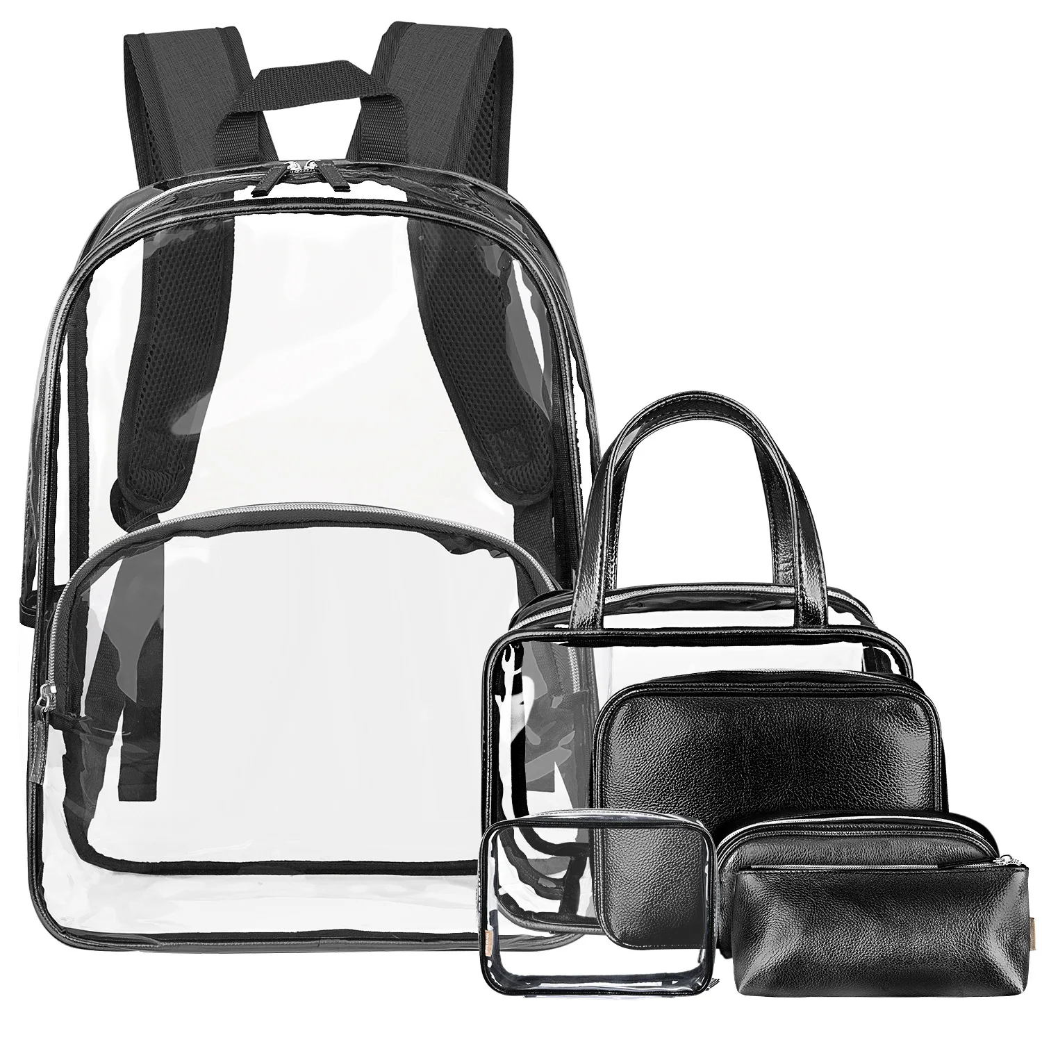 Женский прозрачный мини-рюкзаки прозрачная застежка-молния из ПВХ Студенческая школьная сумка школьные сумки для подростков женский туристический рюкзак Mochila Mujer