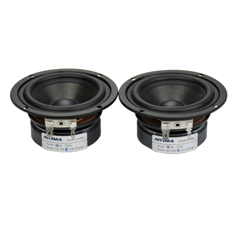 AIYIMA 2Pcs 3Inch Audio Portable Speakers 4Ohm 15W Hifi Speaker Tweeters Full Range Stereo Loudpeakers AIYIMA 2Pcs 3Inch Audio Portable Speakers 4Ohm 15W Hifi Speaker Tweeters Full Range Stereo Loudpeakers