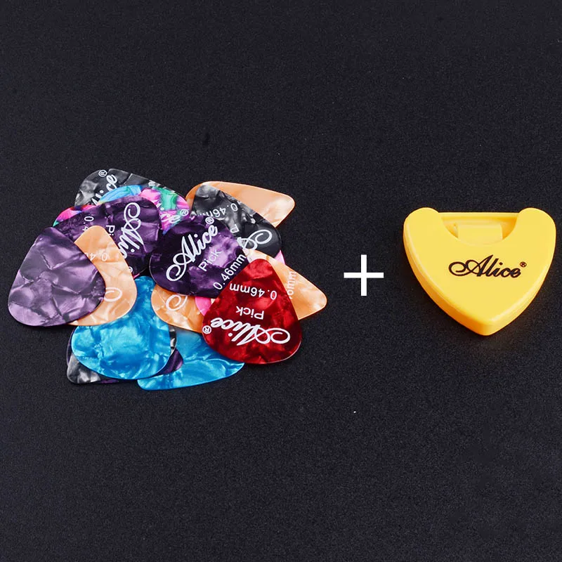 Гитара Alice Picks Multi Smooth Celluloid materials Заказная акустическая электрическая гитара ra Plectrums аксессуары музыкальные случайный цвет