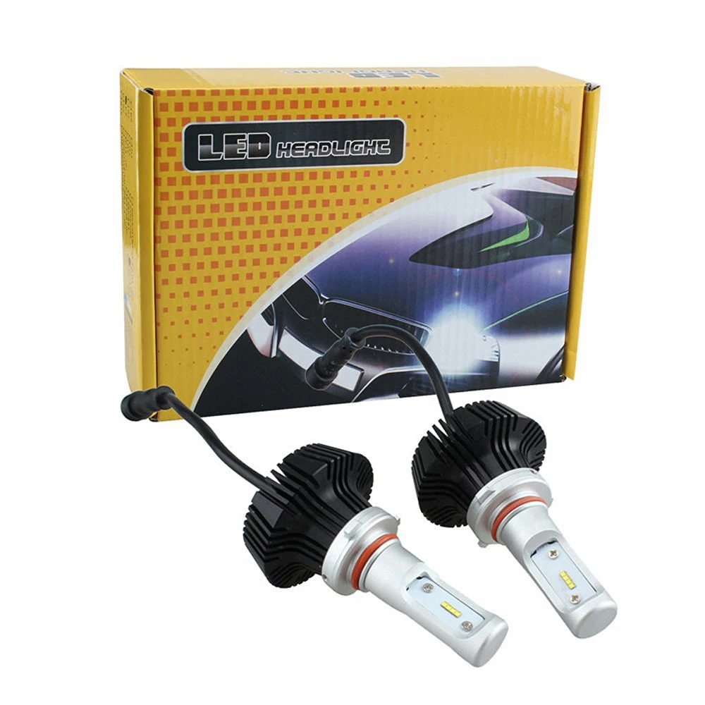HB2 H4 дальнего/ближнего света автомобиля светодиодный лампы для фар конверсионный комплект-160 Вт 16000лм 6500 к белые яркие чипы заменить HID& Галогенные