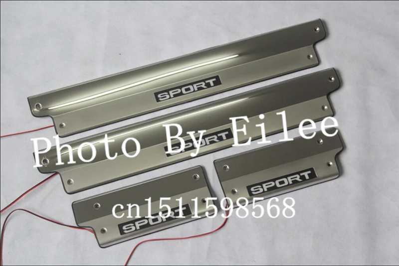 Высокое качество для Land Rover Range Rover Sport 2010 2012 LED нержавеющей steeldoor силлов отделкой