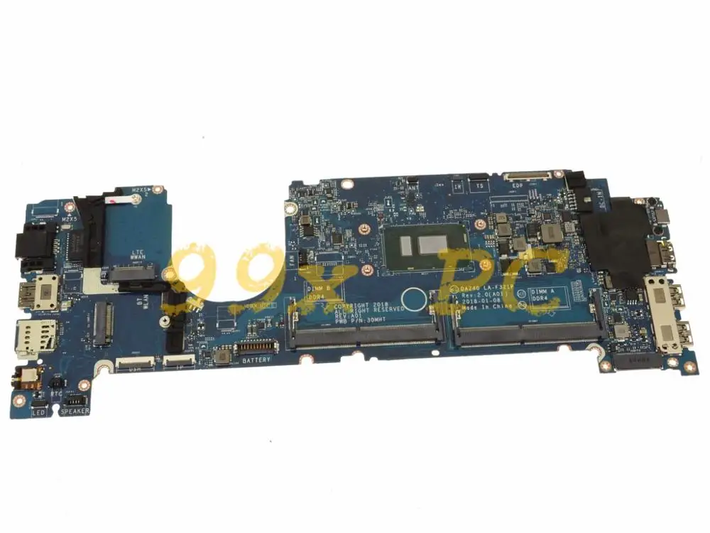 LAOKE для DELL Latitude 7480 материнская плата для ноутбука с I7-8650U процессором CN-0NFCCJ 0NFCCJ PWB: 30MHT DAZ40 LA-F321P DDR4 тест ОК