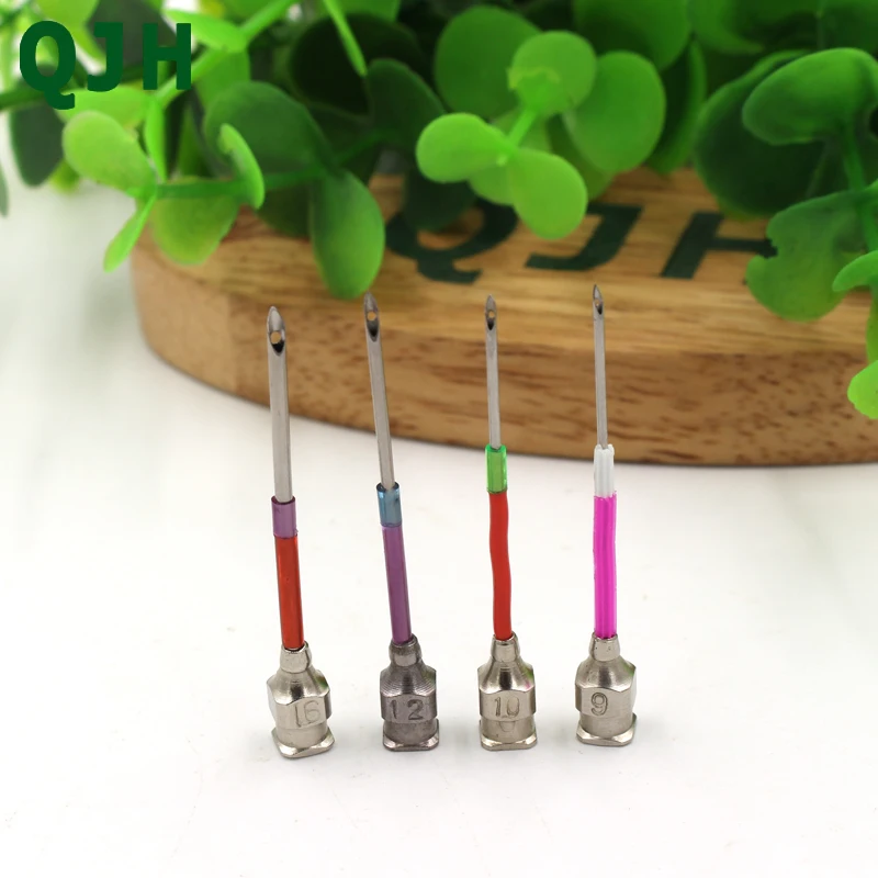 4pcs Knitting Needle Punching Needles Magic Embroidery Poking Cross Stitch Tools Fancy Metal Rod Handmake Sewing | Дом и сад