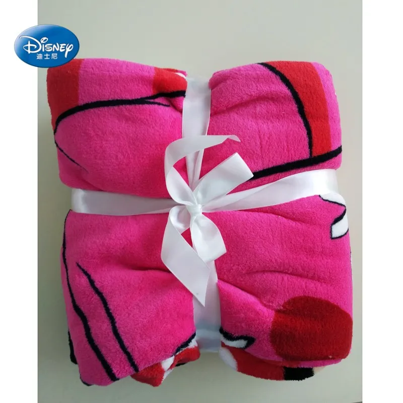 Disney/ярко розовое Флисовое одеяло с Минни Маус для девочек Очень мягкое детей