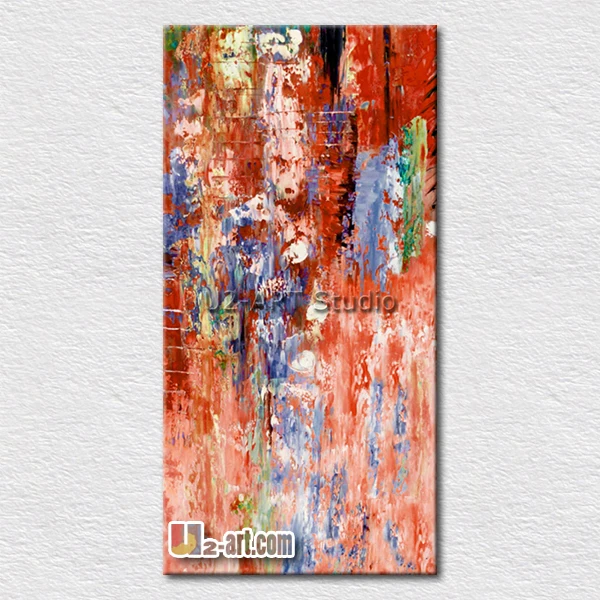 

Textured handmade oil painting abstract canvas art reproduction painted on canvas pictures for office room 50x100cm