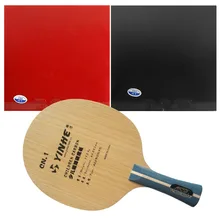 Pro Настольный теннис(пинг-понг) Комбинированная ракетка: Galaxy YINHE CN.1(обучение для детей) лезвие с 2x729 Super FX Rubbers FL