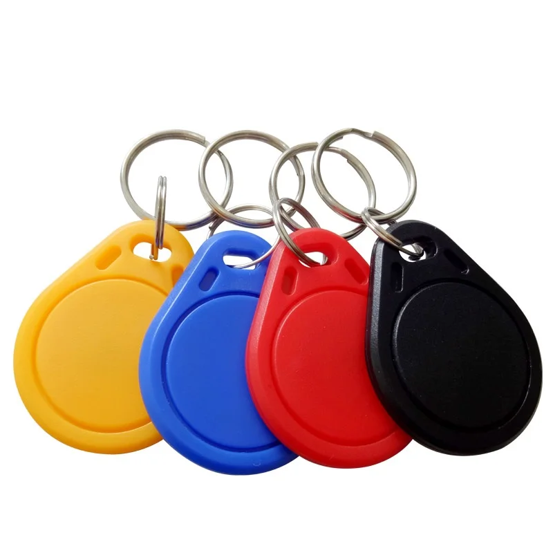 ISO14443A FM1108 1K 13.56MHz Writable RFID IC Key Tags Keyfobs Token NFC TAG Keychain for access