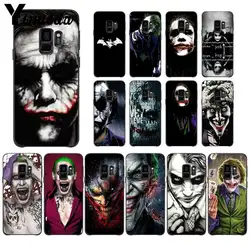 Yinuoda Забавный Клоун, Бэтмен Джокер новый черный чехол для телефона Samsung Galaxy S8 S7 edge S6 edge plus S10 S9 чехол