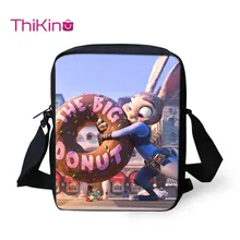 Thikin Zootopia сумка на плечо для детей девочек мини квадратная сумка-мессенджер для детей Кролик путешествия через плечо Versipacks сумка с персонажем мультфильма