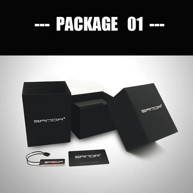 

SANDA Black Original Boxes