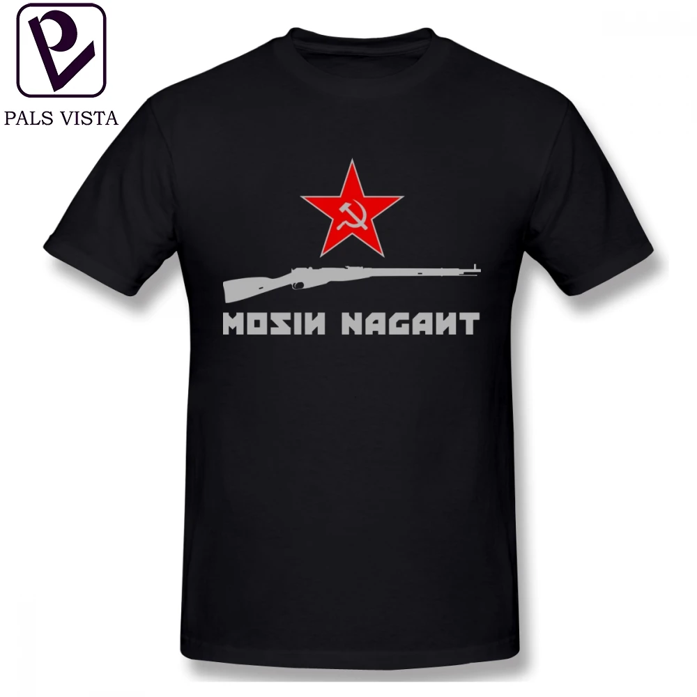 

Mosin T Shirt Mosin Nagant Rifle Lover T-Shirt 6xl Male Tee Shirt Print Basic Short Sleeve Cotton Funny Tshirt