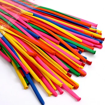 

200pcs/lot Mix color Magic Ballons Assorted Latex Long Balloon HT437 Action Figure toys for anniversary party decoration