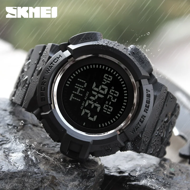 SKMEI новинка 2019 модные часы мужские спортивные наручные для пешего туризма