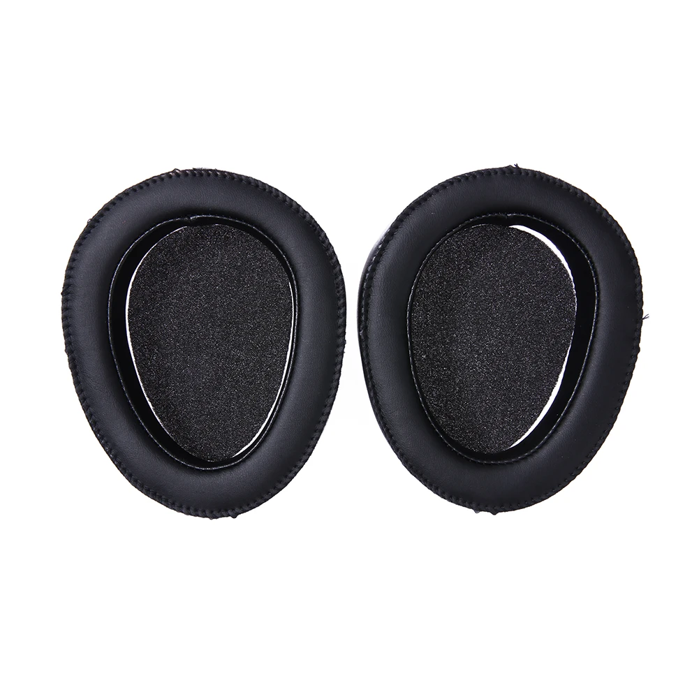 1pair Replacement Leather Ear Pads Cushion For Sennheiser HD270 HD500