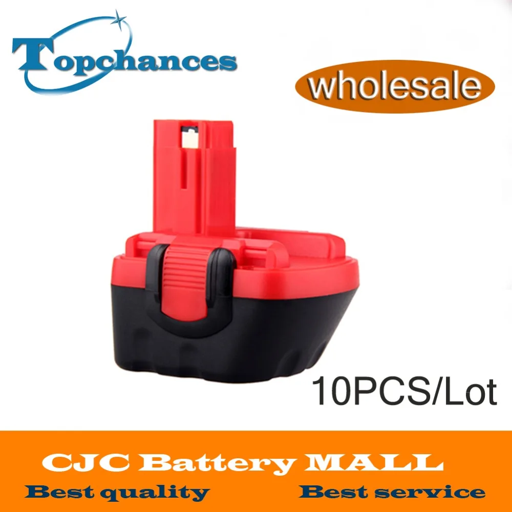 

Wholesale 10PCS High Power 12V Ni-CD 2.0Ah Rechargeable Replacement Power Tool for Bosch Battery BAT043 2 607 335 692 22612
