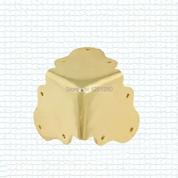 

free shipping gold metal corner bracket luggage bag part hardware airbox corner combination box stereo corner Furniture corners