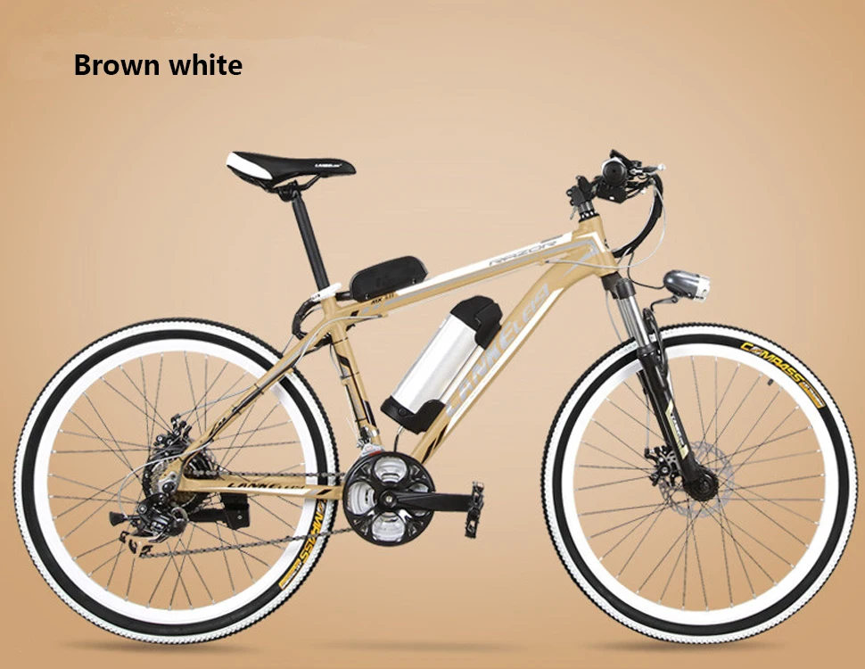 Clearance Lankeleisi MX3.8 Mans 21 Speeds Electric Bicycle 240Watt 48V Disc Brakes 19