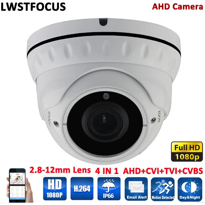 Manually Varifocal Lens 3MP 2 8MM 12MM AHD Camera Full HD 1080P AHDH Camera font b