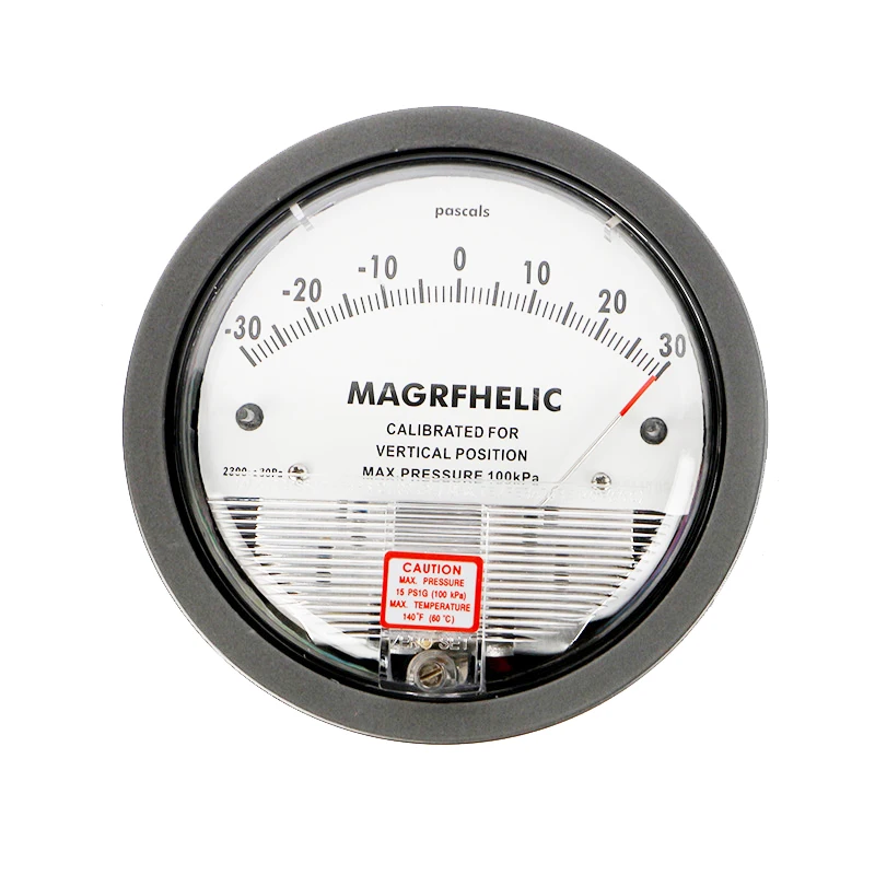 

-30~30PA Micro Differential Pressure Gauge High Precision 1/8 "NPT Air Pressure Meter Barometer TE2000