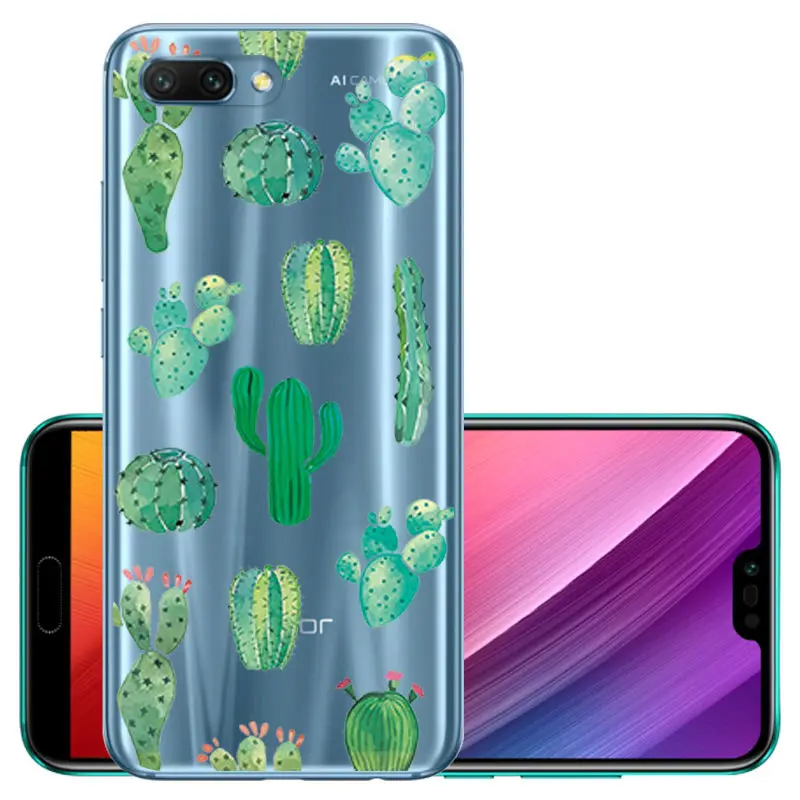 Arvin Clear Silicone case FOR Huawei Honor 10 Patterned Case FOR Huawei Honor 9 lite Smart Protective Phone Cover FOR Honor 7c 