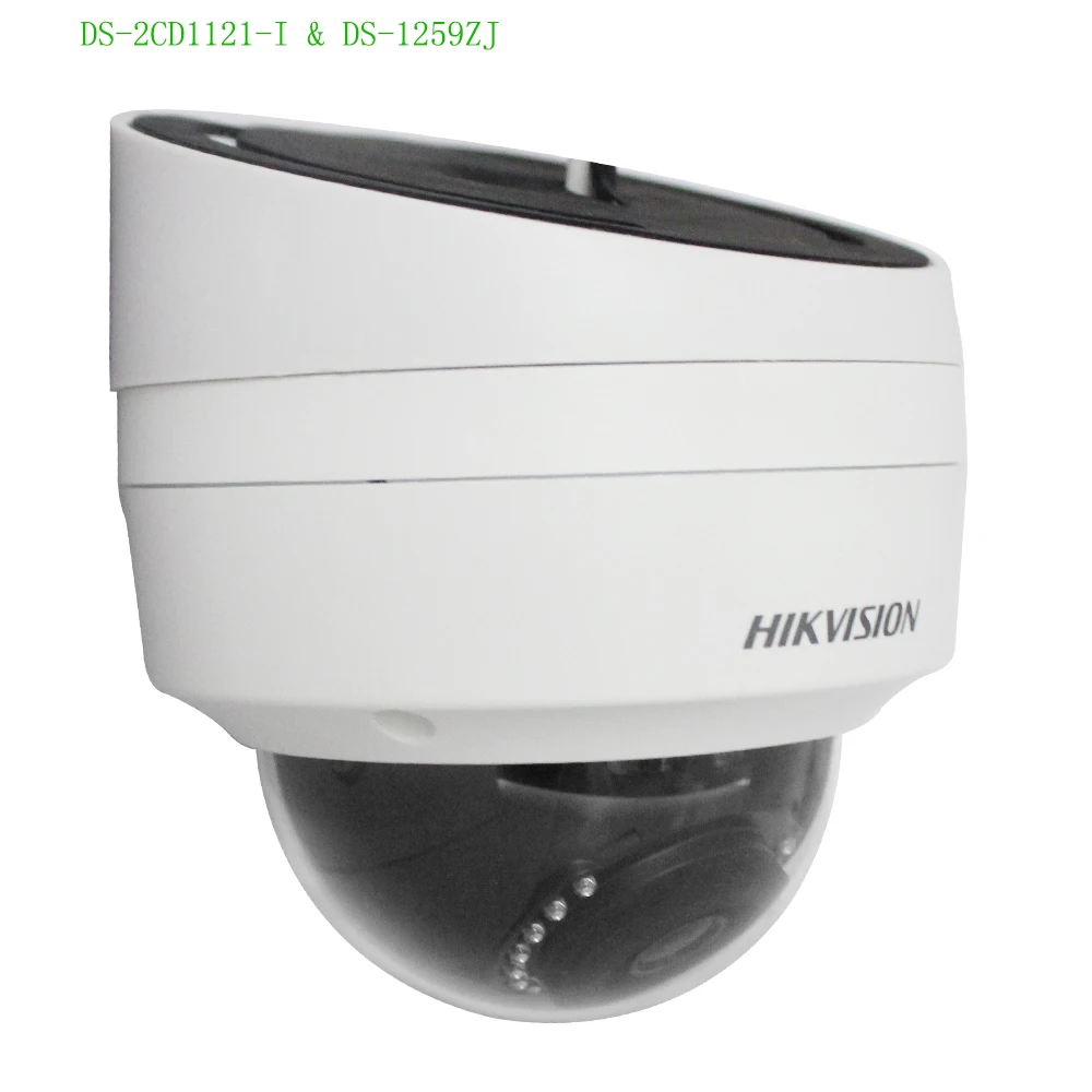 Hikvision DS-2CD1121-I 2MP мини купольная POE IP камера для дома/наружного видеонаблюдения IP67 ночного видения H.265