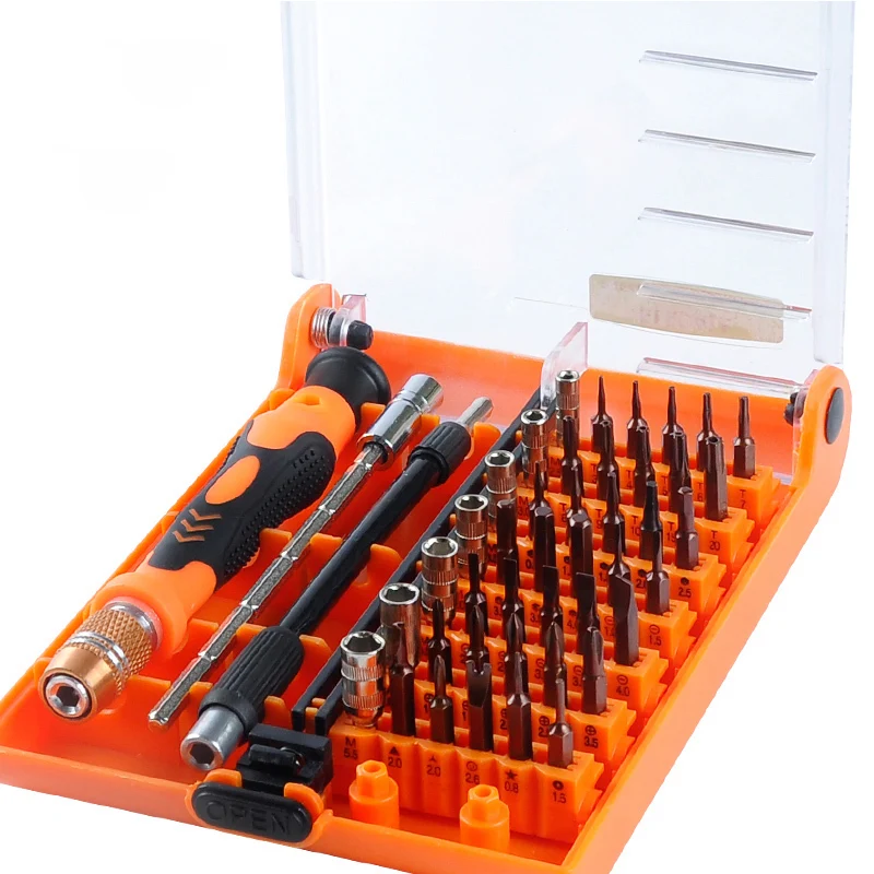 45 В 1 Многофункциональный Набор Отверток Многофункциональный Комплект Torx Отвертка Ремонт Ручные Инструменты Для Iphone Ноутбуков Tablet Часы Кит...