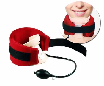 

Quality adjustable cervical vertebra tractor inflatable belt collar cervical traction device cervical free shipping
