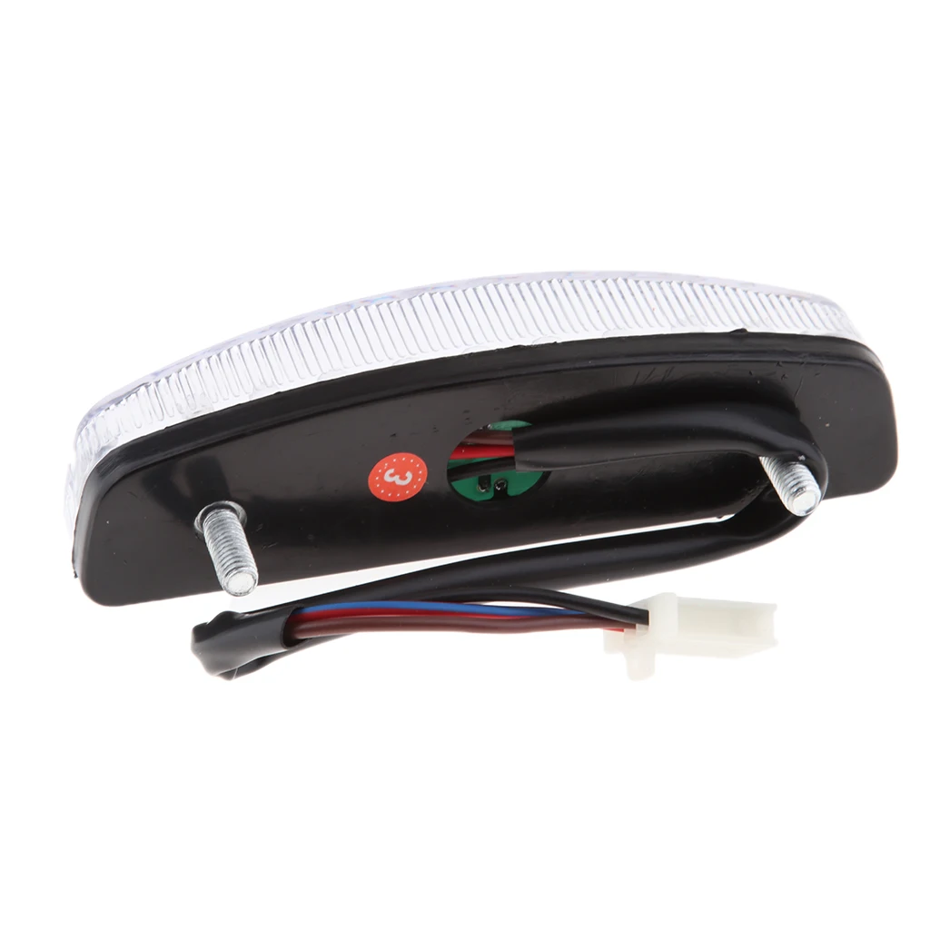 12V Motorcycle Scooter Cafe Racer LED Red Rear Tail Stop Brake Light Lamp Indicator for Motorbike/ATV/Quad/Kart DIY Accessories