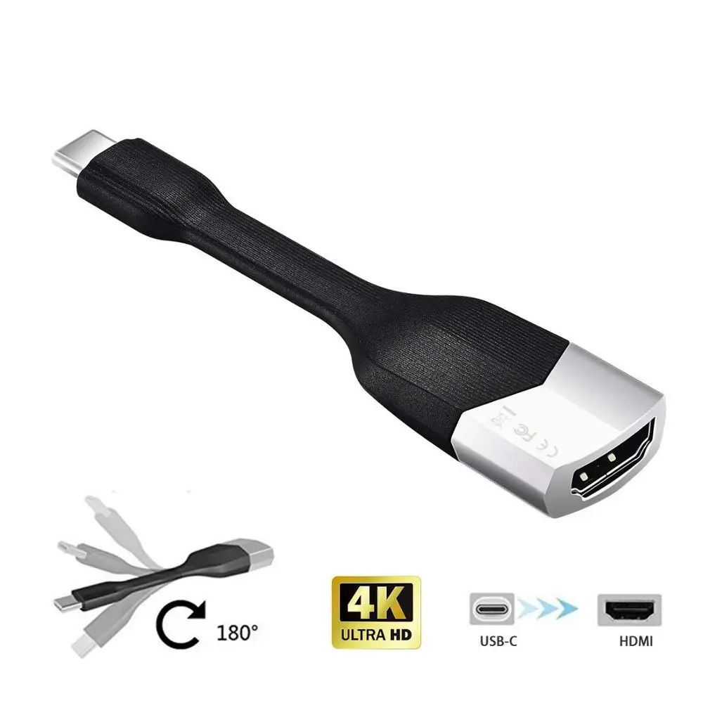 

LTGEM Type-C USB-C to HDMI 4K 30HZ Cable Adapter for Windows,Android,MacOS System