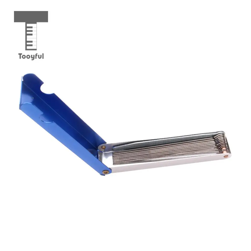 Silver Metal Guitar Nut Bridge File Set for Acoustic Electric Guitar Bass Ukulele DIY Replacement Parts