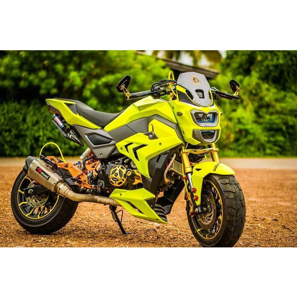 Мотоцикл обтекатель комплект для Honda Grom MSX125 SF Mid обтекатель живота Pan набор MSX125SF- рыцарь Божий